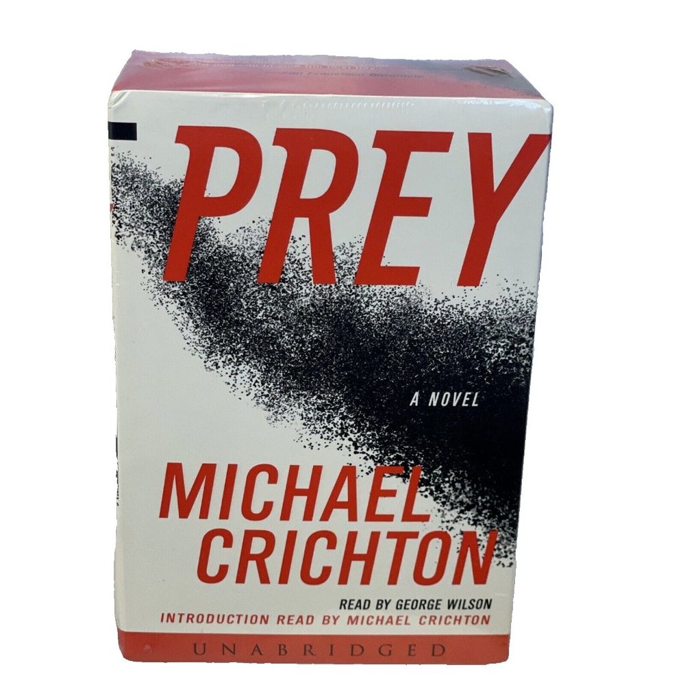 Audio Book Prey by Michael Crichton Unabridged 13 hrs. 9 Cassettes NEW Sealed